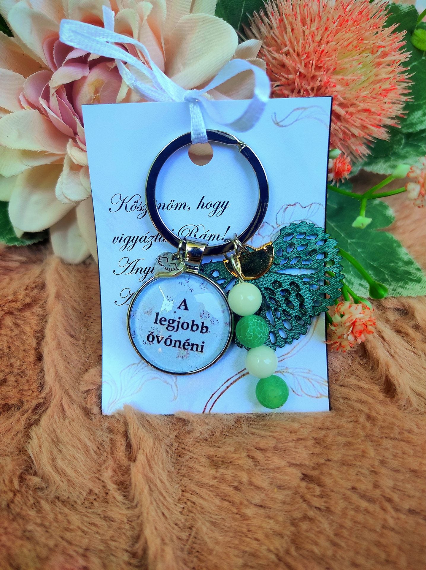 Legjobb óvónéni kulcstartó